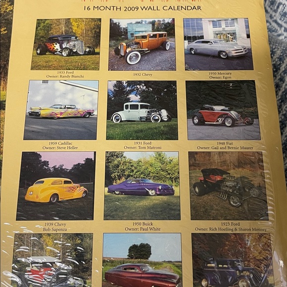 Hot Rods Wall Calendar - Picture 6 of 8